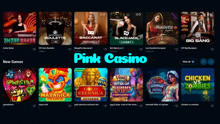 Pink Casino خوش آمدید بونس +600% پیشکش موبائل ایپ کے پروموشن سیکشن میں دکھائی دیتی ہے۔
